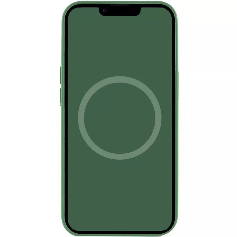 Чехол Silicone case (AAA) full with Magsafe and Animation для Apple iPhone 13 Pro (6.1"), Зеленый / Clover