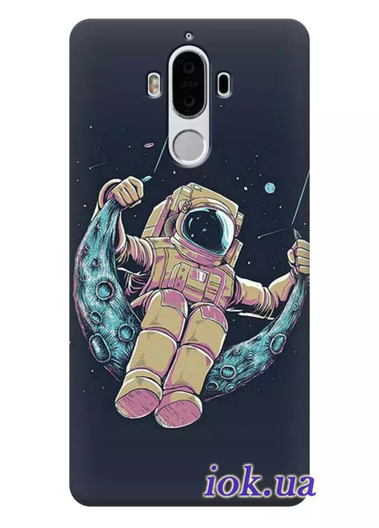Чехол для Huawei Mate 9 - Космонавт на луне
