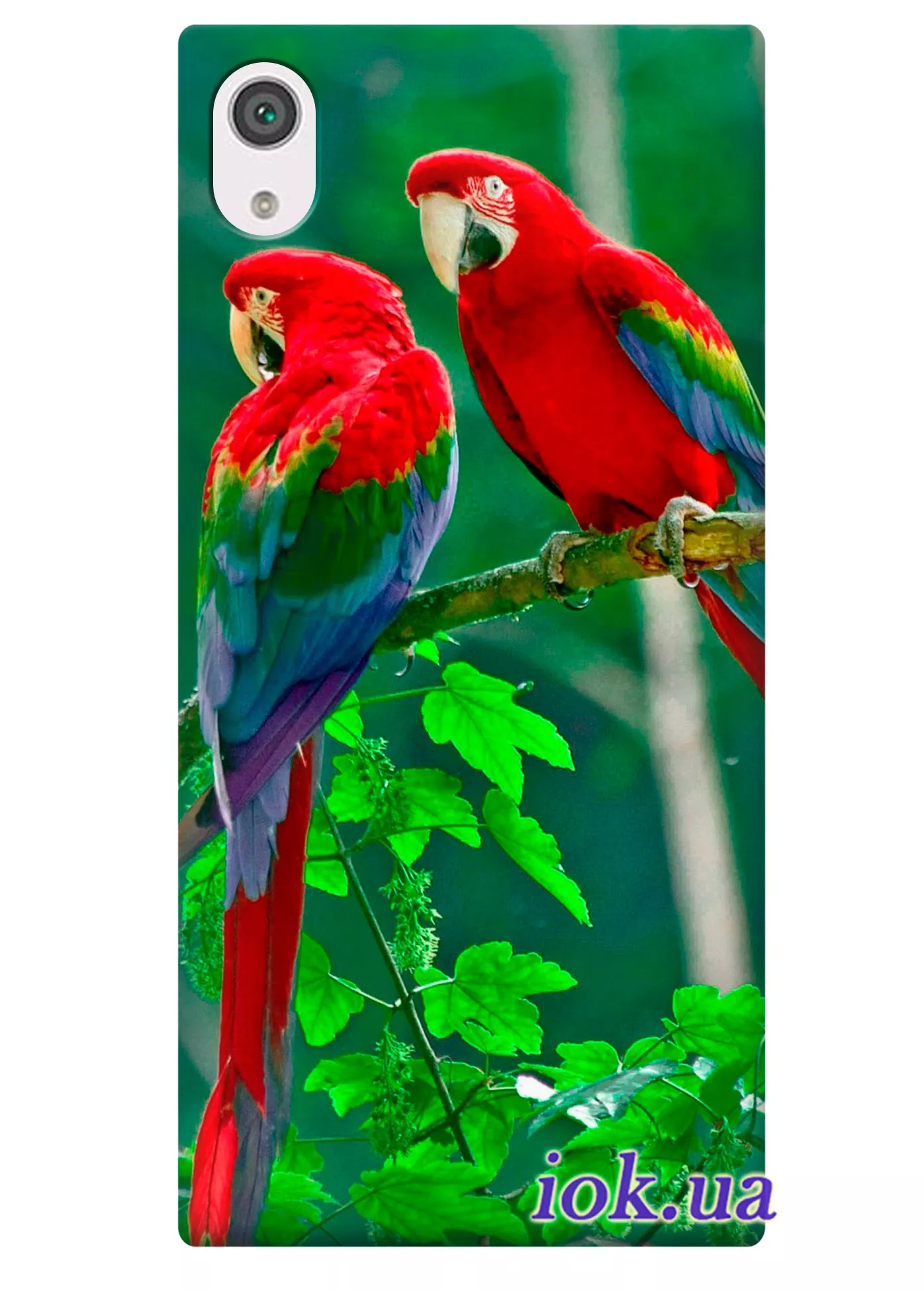 Чехол для Xperia XA1 Ultra - Яркие птицы