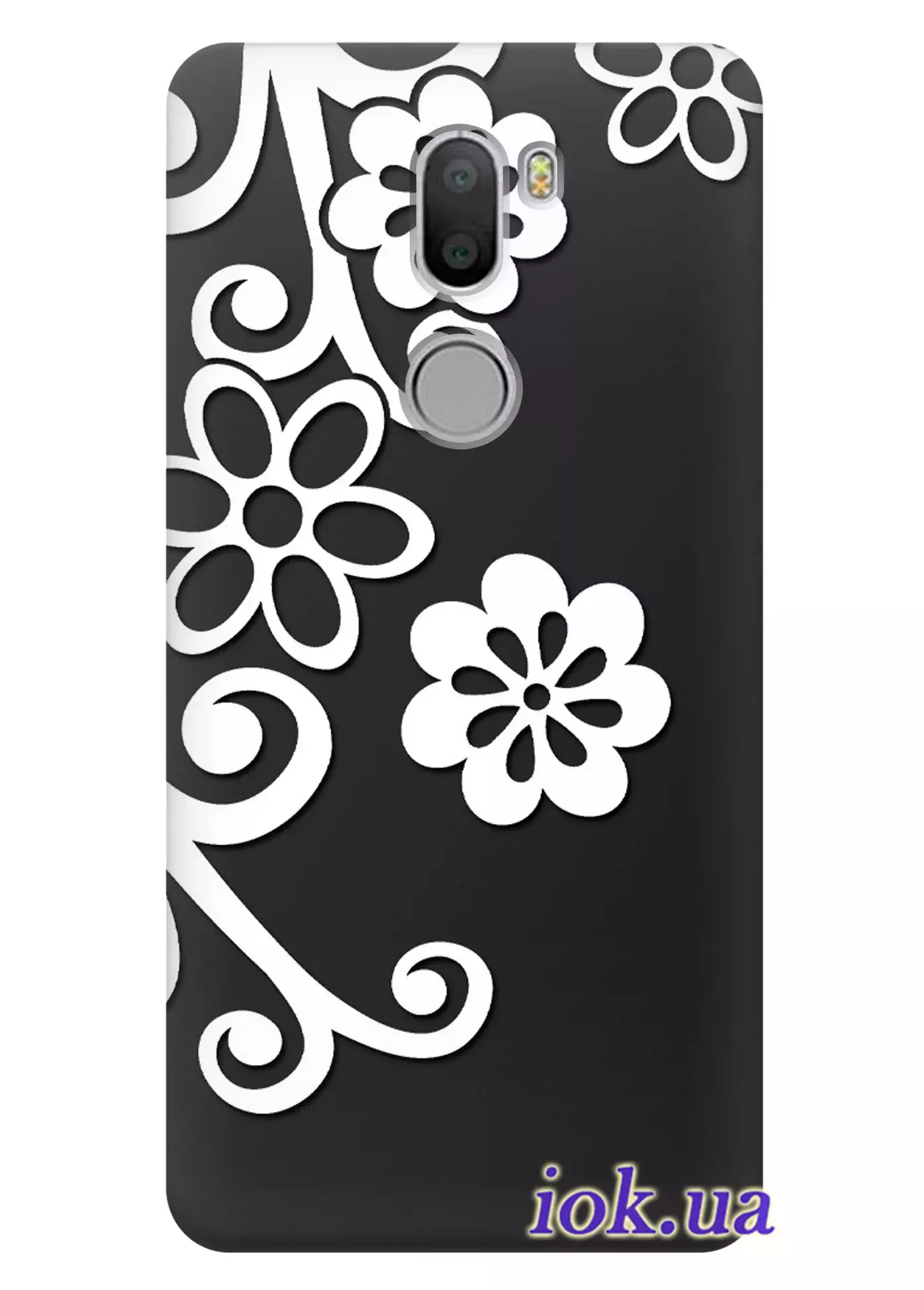 Чехол для Xiaomi Mi 5s Plus - Белые цветочки