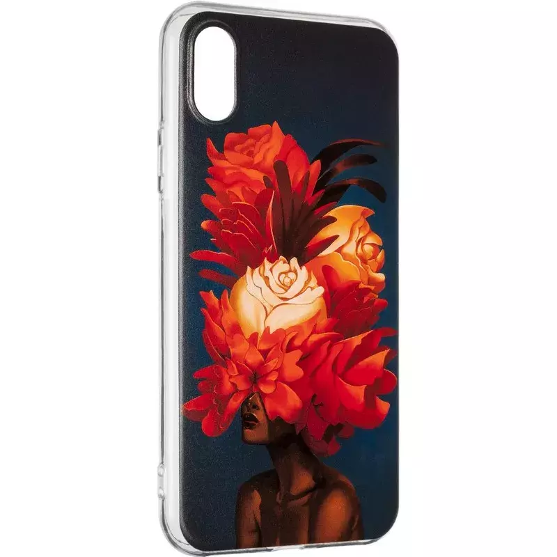Gelius Print Silicone for Realme 6 Pro Peony Red