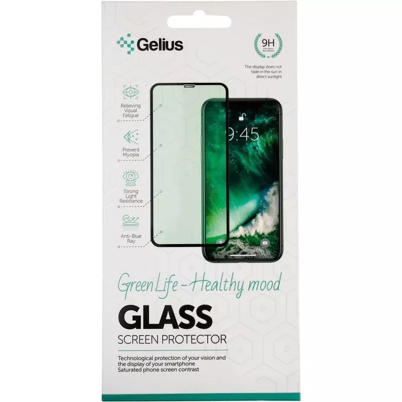Защитное стекло Gelius Green Life for iPhone 11 Pro Max/XS Max Black