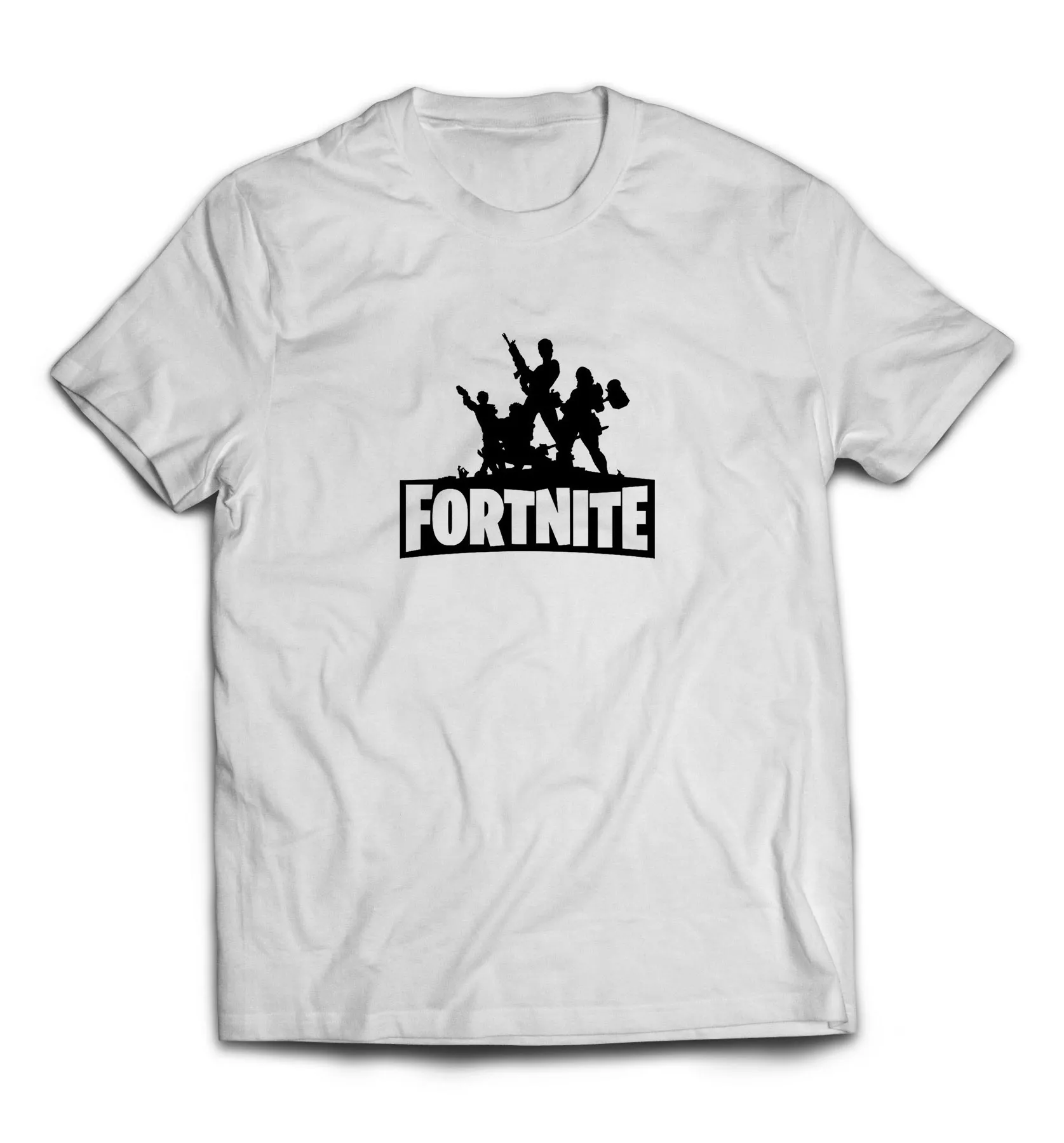 Белая мужская футболка - Fortnite