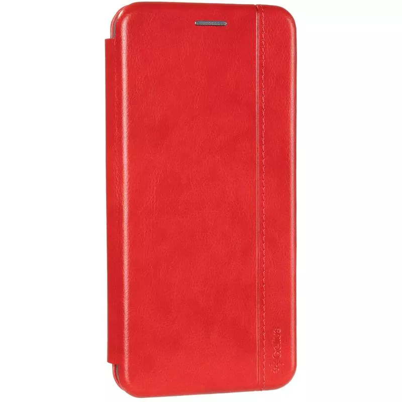 Book Cover Leather Gelius for Xiaomi Redmi Note 9 Red