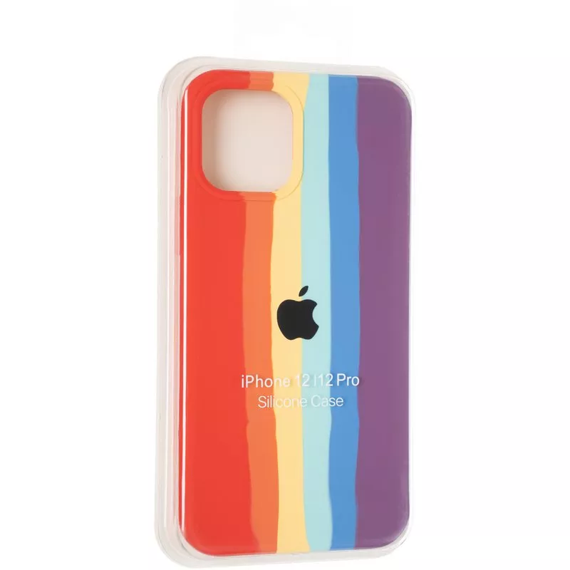 Чехол Colorfull Soft Case для iPhone 12/12 Pro Rainbow