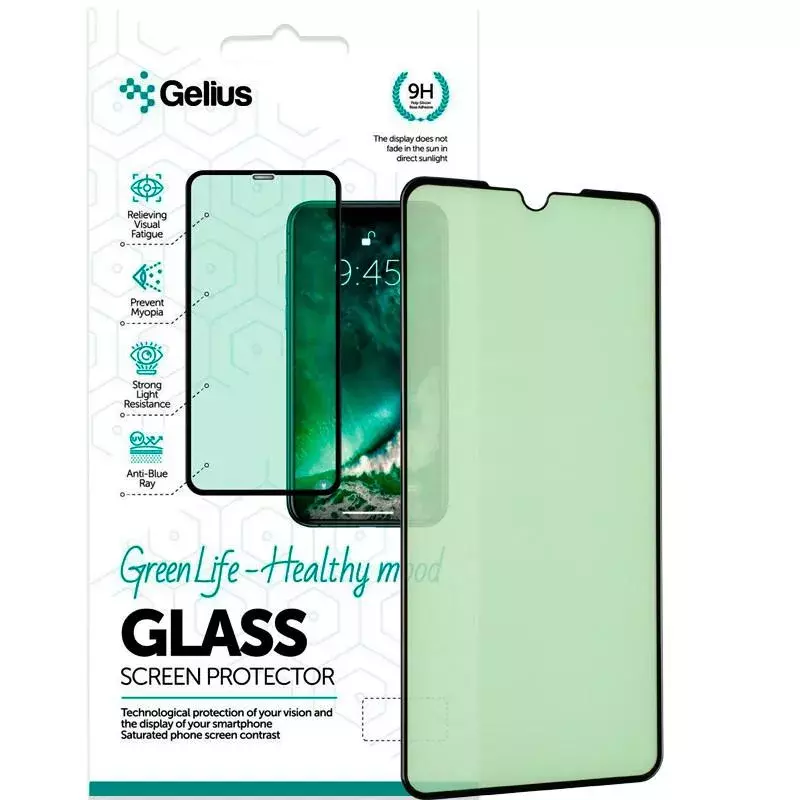 Защитное стекло Gelius Green Life for Realme XT Black