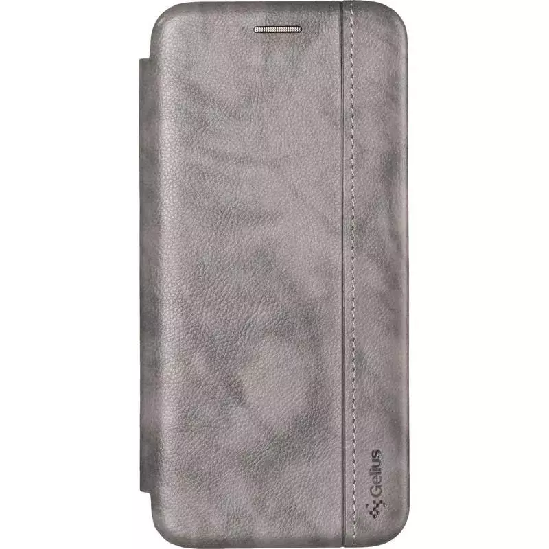Book Cover Leather Gelius for Huawei Y6s/Y6 Prime (2019)/Honor 8a Grey