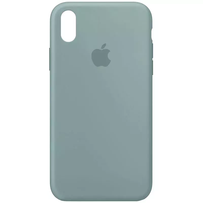 Чехол Silicone Case Full Protective (AA) для Apple iPhone XR (6.1"), Зеленый / Light cactus