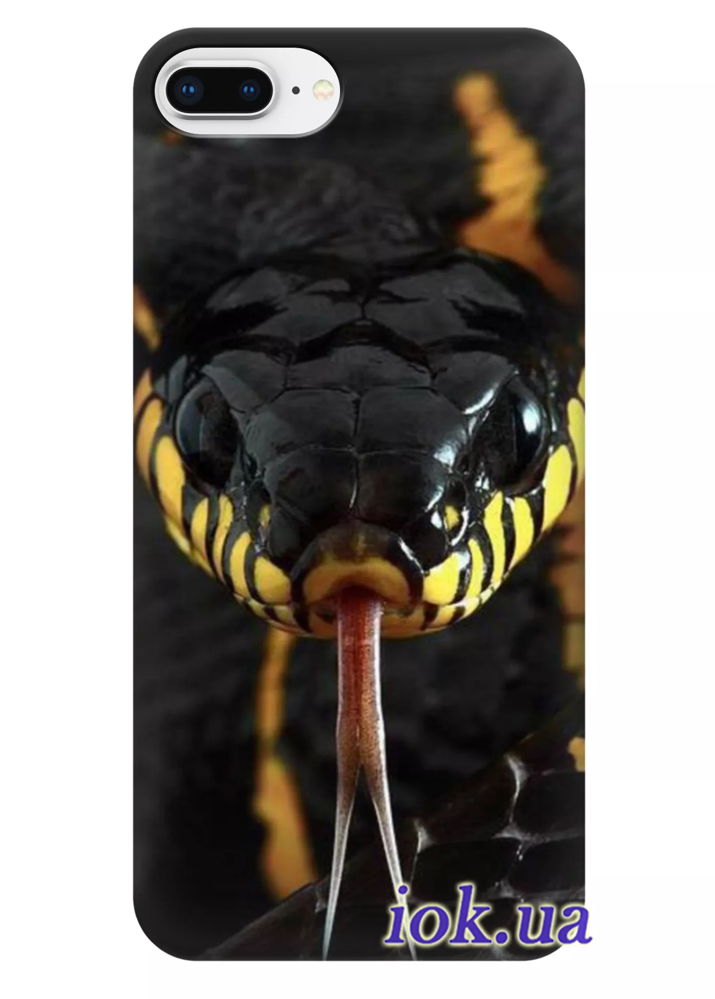 Чехол для iPhone 8 Plus - Poisonous snake