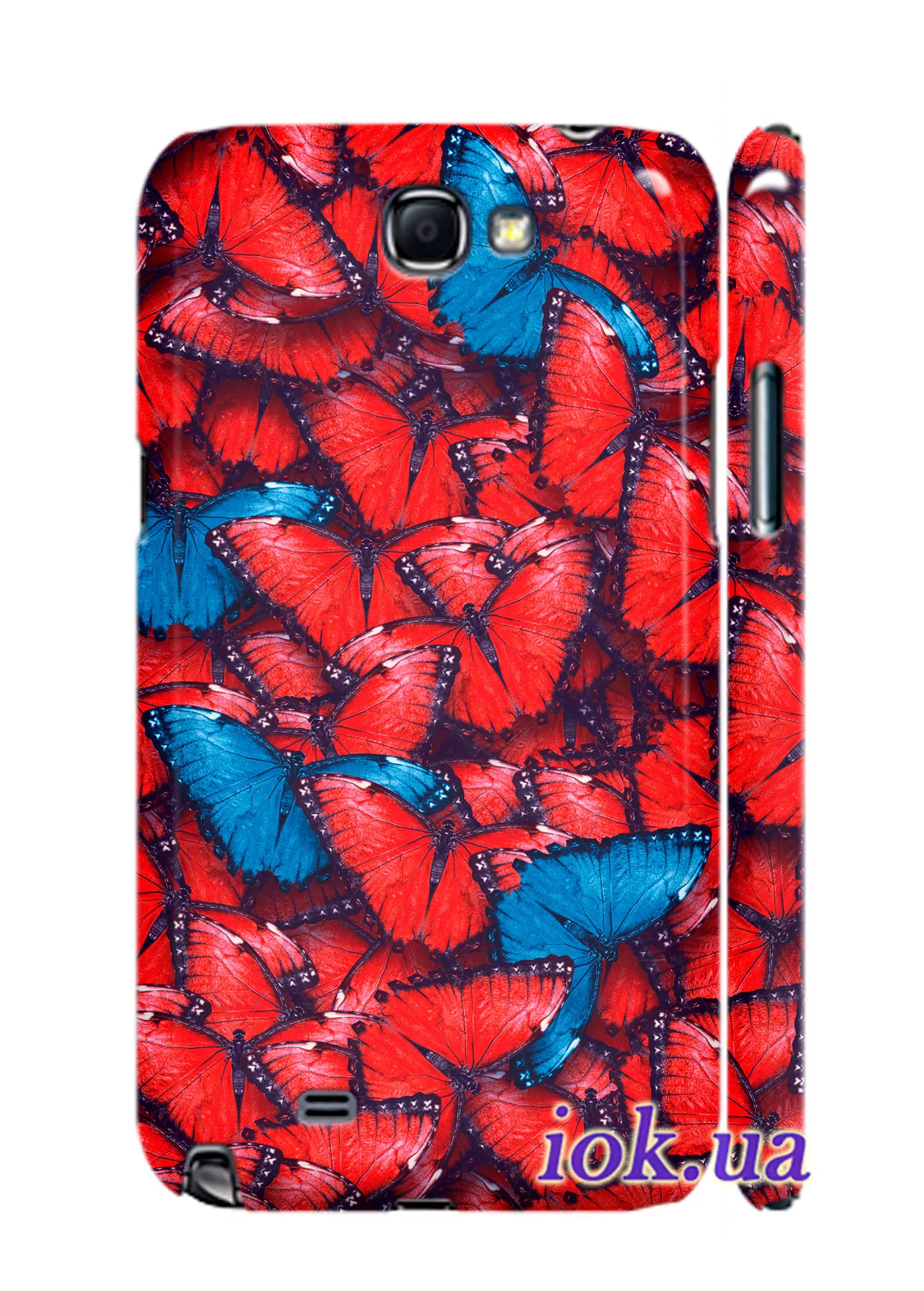 Чехол для Galaxy Note 2 - Butterflies