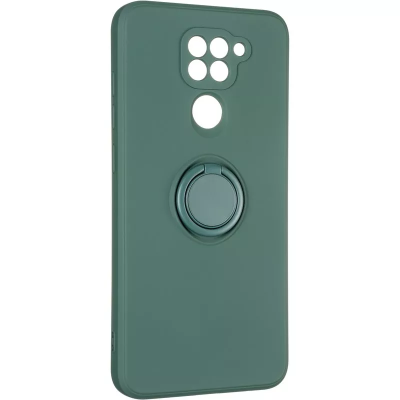 Gelius Ring Holder Case for Xiaomi Redmi Note 9 Dark Green