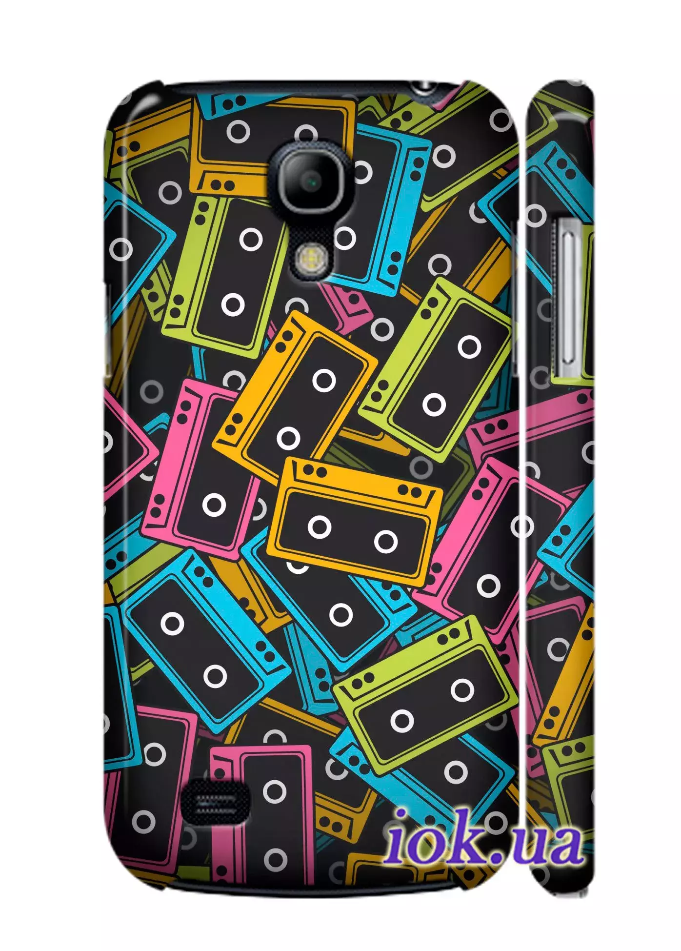 Чехол на Galaxy S4 mini - Цветные касеты