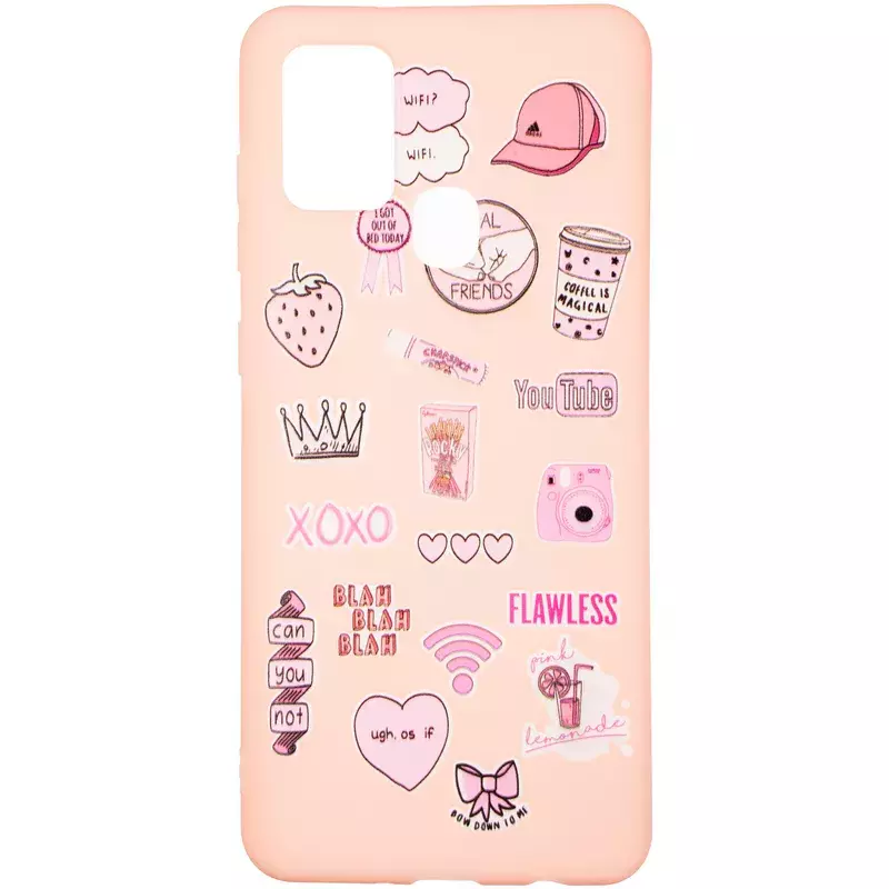 TPU Print for Samsung A217 (A21s) Pink