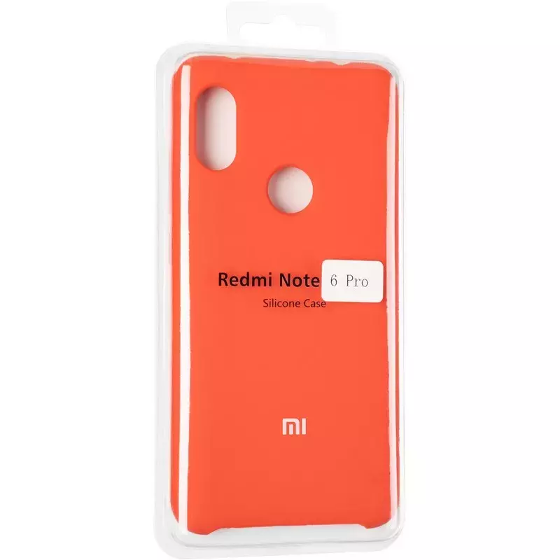 Original 99% Soft Matte Case for Xiaomi Redmi Note 6 Pro Red