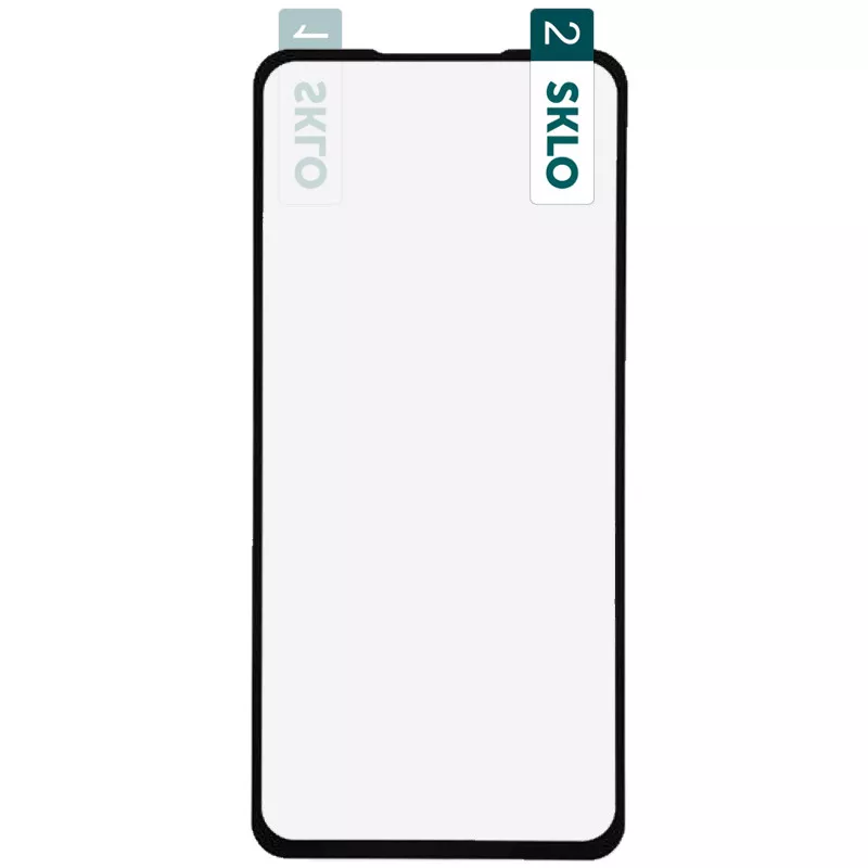 Гибкое защитное стекло SKLO Nano (тех.пак) для Huawei P40 Lite E / Y7p (2020), Черный
