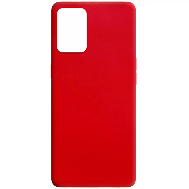 Силиконовый чехол Candy для Oppo A74, Красный