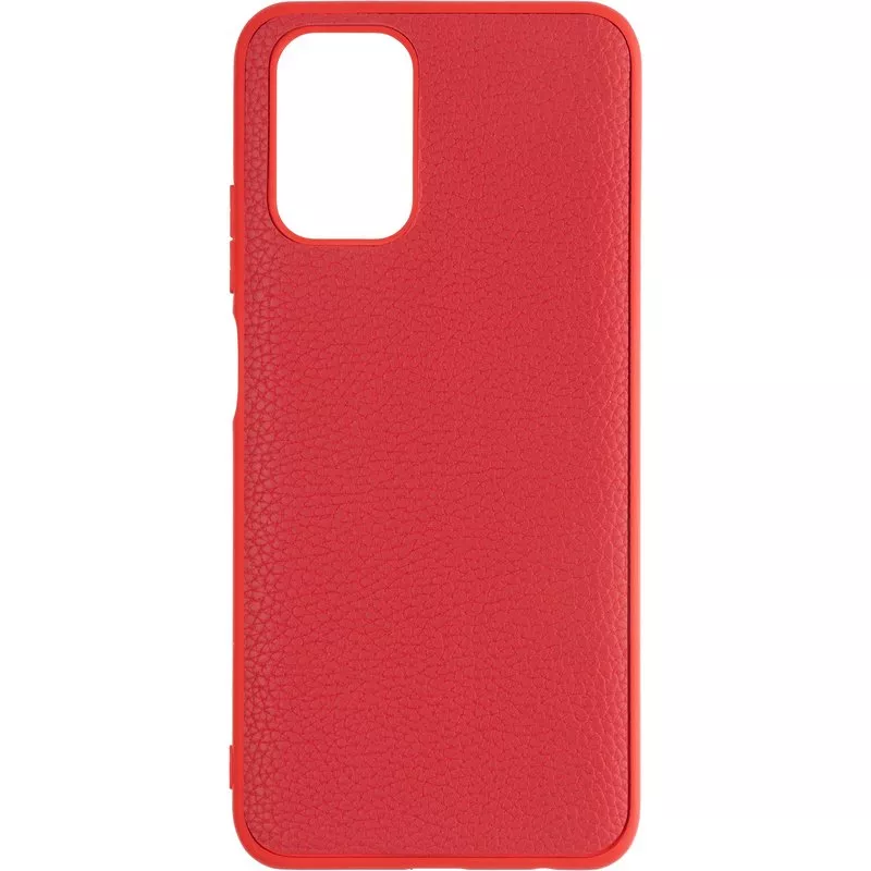 Чехол Leather Case для Xiaomi Redmi Note 10/10s Red