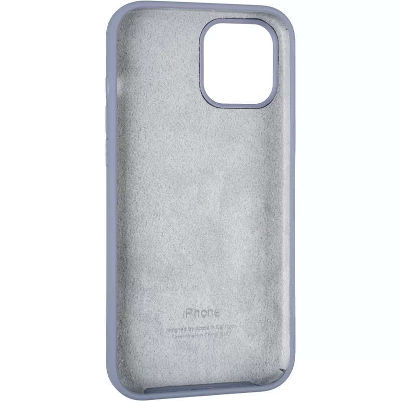 Чехол Original Full Soft Case для iPhone 12 Pro Max Lavander Grey