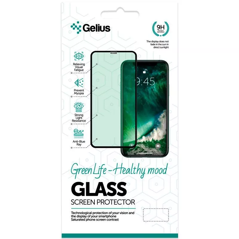 Защитное стекло Gelius Green Life for Huawei P40 Lite Black