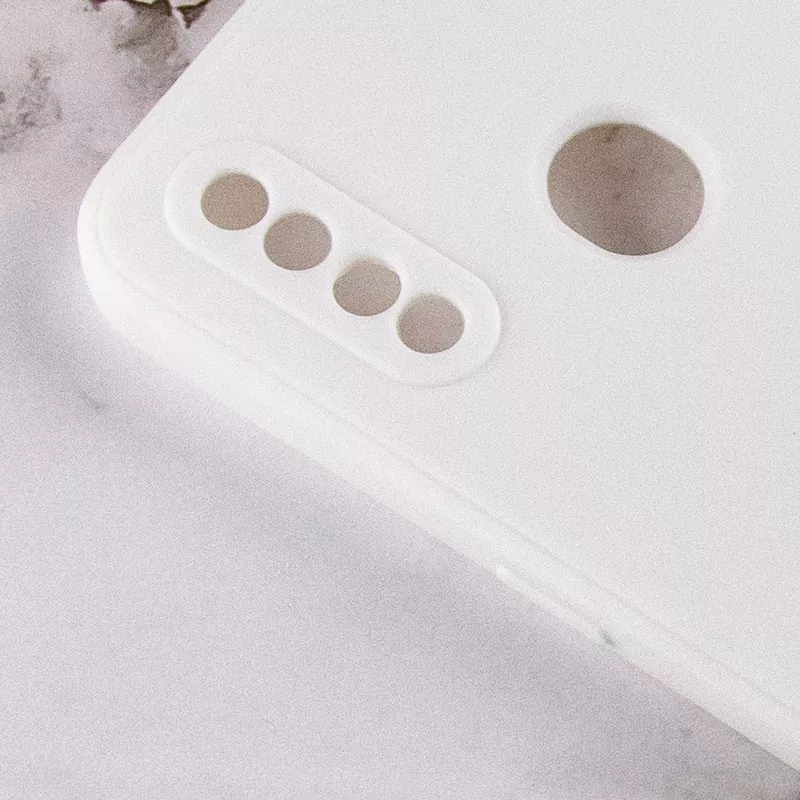 Силиконовый чехол Candy Full Camera для Oppo A31, Белый / White