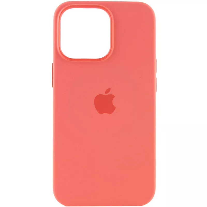 Чехол Silicone case (AAA) full with Magsafe and Animation для Apple iPhone 13 Pro Max (6.7"), Розовый / Pink Pomelo