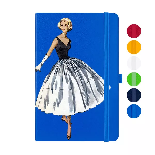 Женский блокнот с классным принтом - Мода 50-х