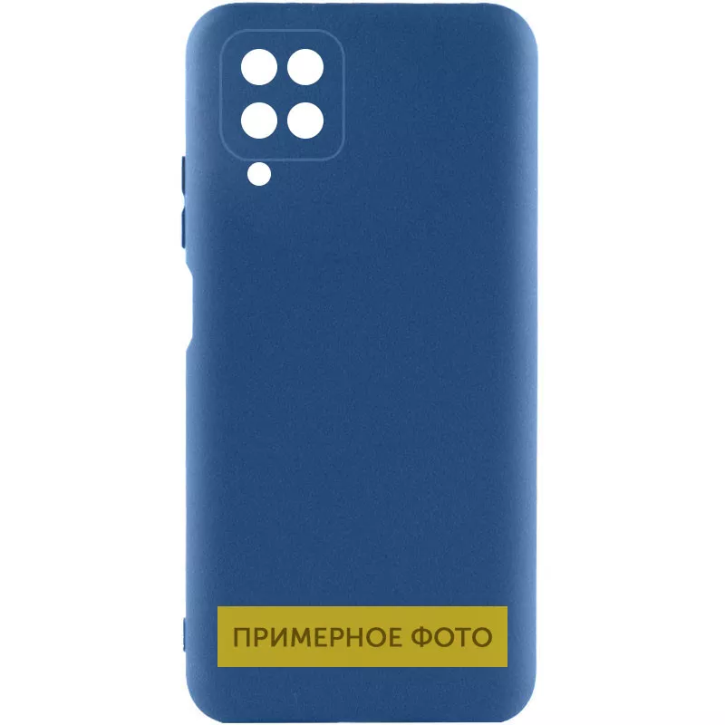 Чехол Silicone Cover Lakshmi Full Camera (A) для TECNO Spark 7, Синий / Navy Blue