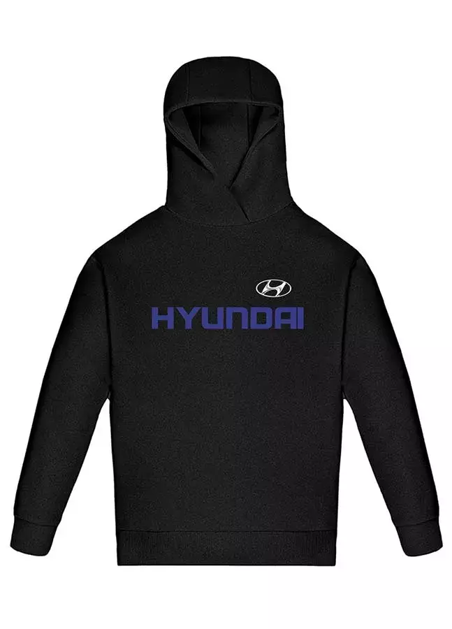 Худи для водителя с принтом Hyundai