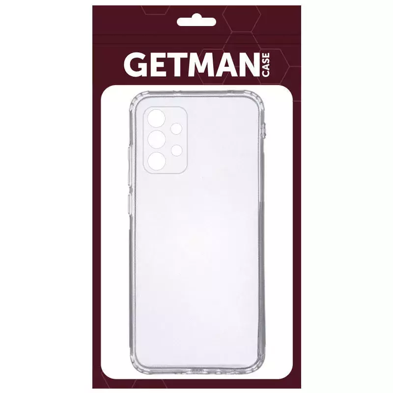 TPU чехол GETMAN Clear 1,0 mm для Samsung Galaxy A33 5G, Бесцветный (прозрачный)
