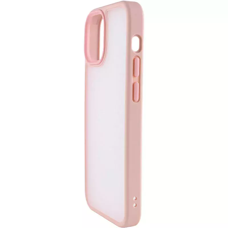 TPU+PC чехол Metal Buttons для Apple iPhone 13 mini (5.4"), Розовый