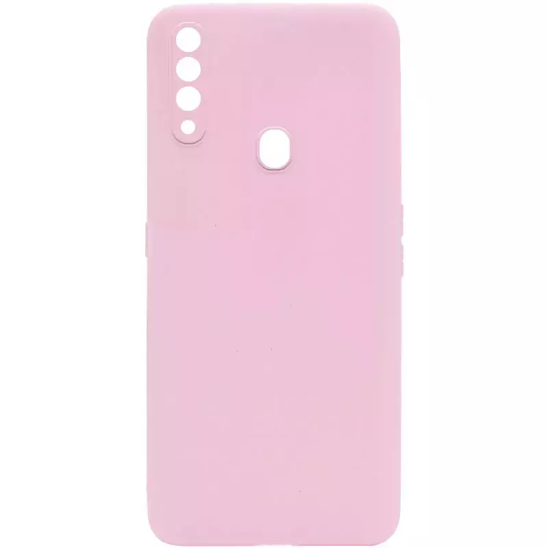 Силиконовый чехол Candy Full Camera для Oppo A31, Розовый / Pink Sand