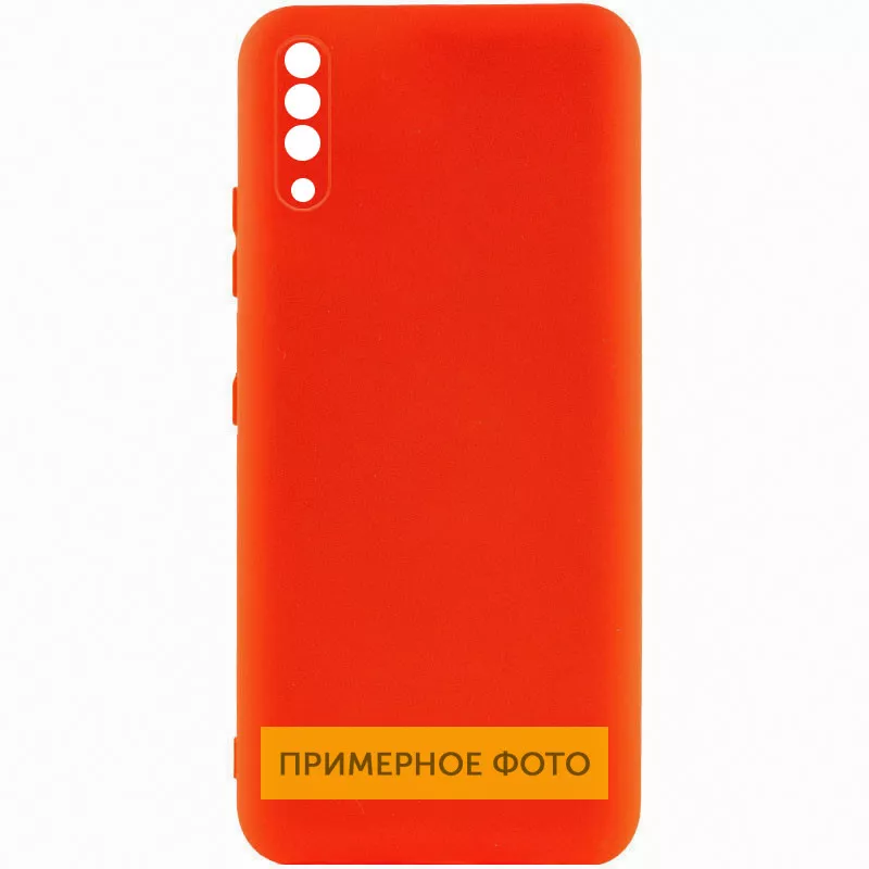 Чехол Silicone Cover Lakshmi Full Camera (A) для TECNO Spark 7, Красный / Red