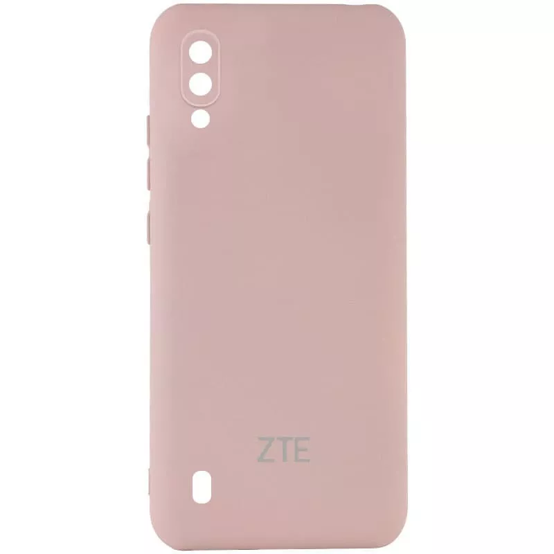 Чехол Silicone Cover My Color Full Camera (A) для ZTE Blade A5 (2020), Розовый / Pink Sand