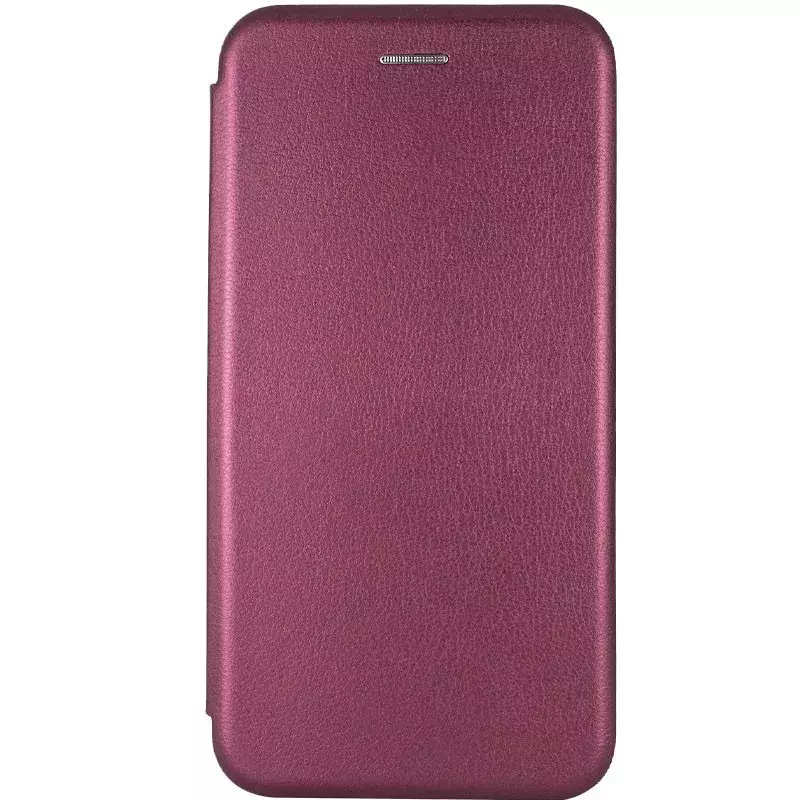 Кожаный чехол (книжка) Classy для Samsung Galaxy A03s, Бордовый