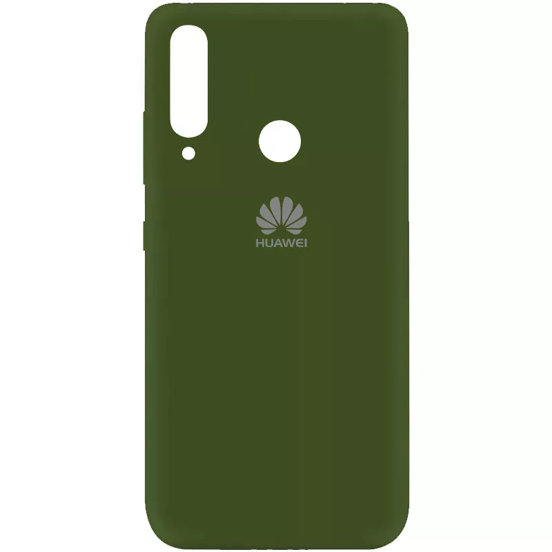 Чехол Silicone Cover My Color Full Protective (A) для Huawei Y6p, Зеленый / Forest green