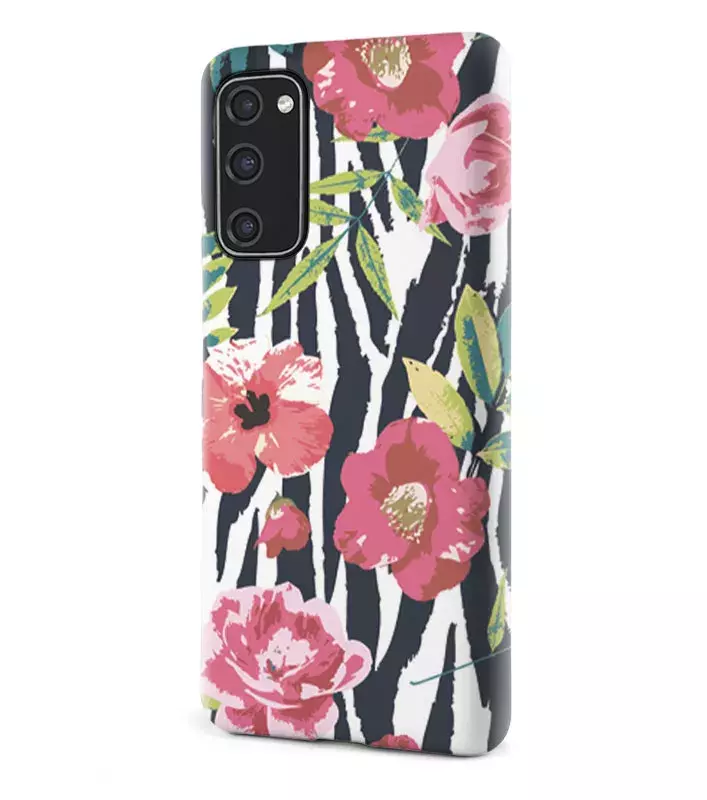 Samsung Galaxy S20 FE гибридный противоударный чехол LoooK с картинкой - Пастельные цветы