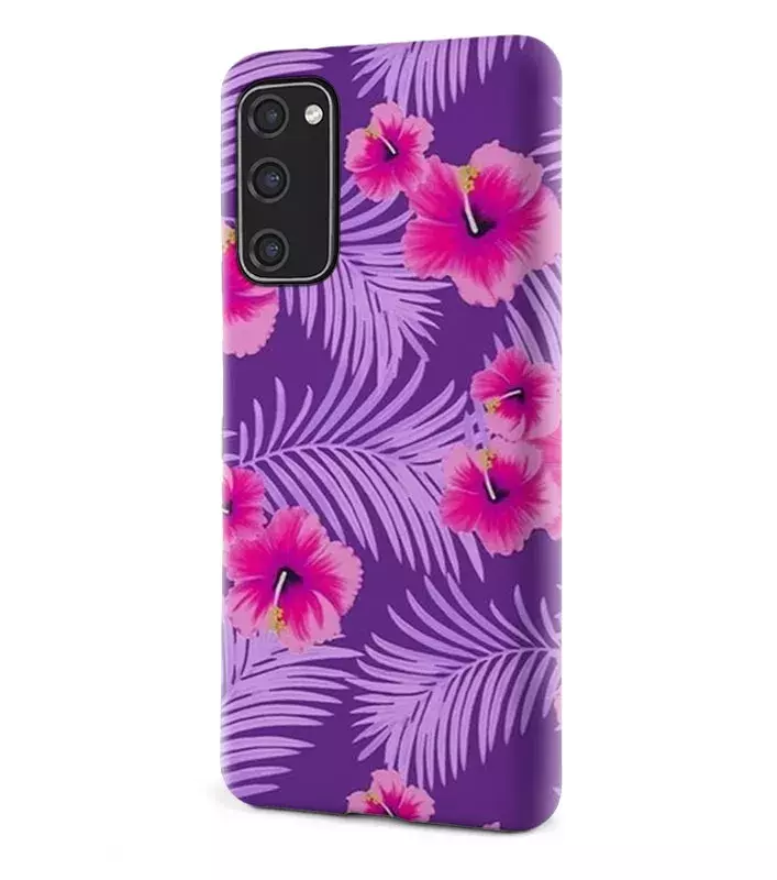 Samsung Galaxy S20 FE гибридный противоударный чехол LoooK с картинкой - Тропические цветочки
