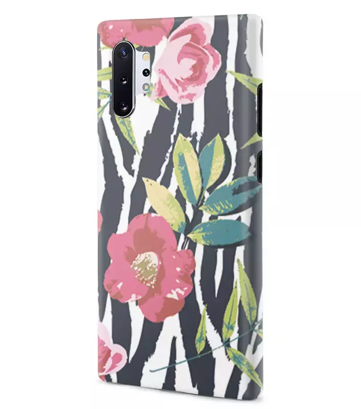 Samsung Note 10 Plus гибридный противоударный чехол LoooK с картинкой - Пастельные цветы