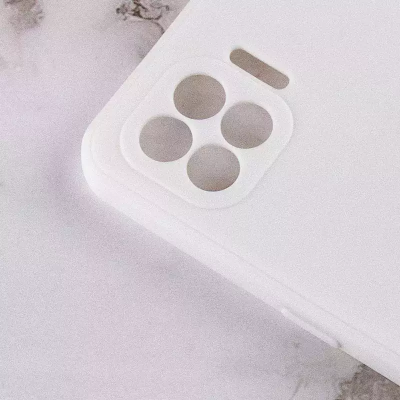 Силиконовый чехол Candy Full Camera для Oppo A93, Белый / White