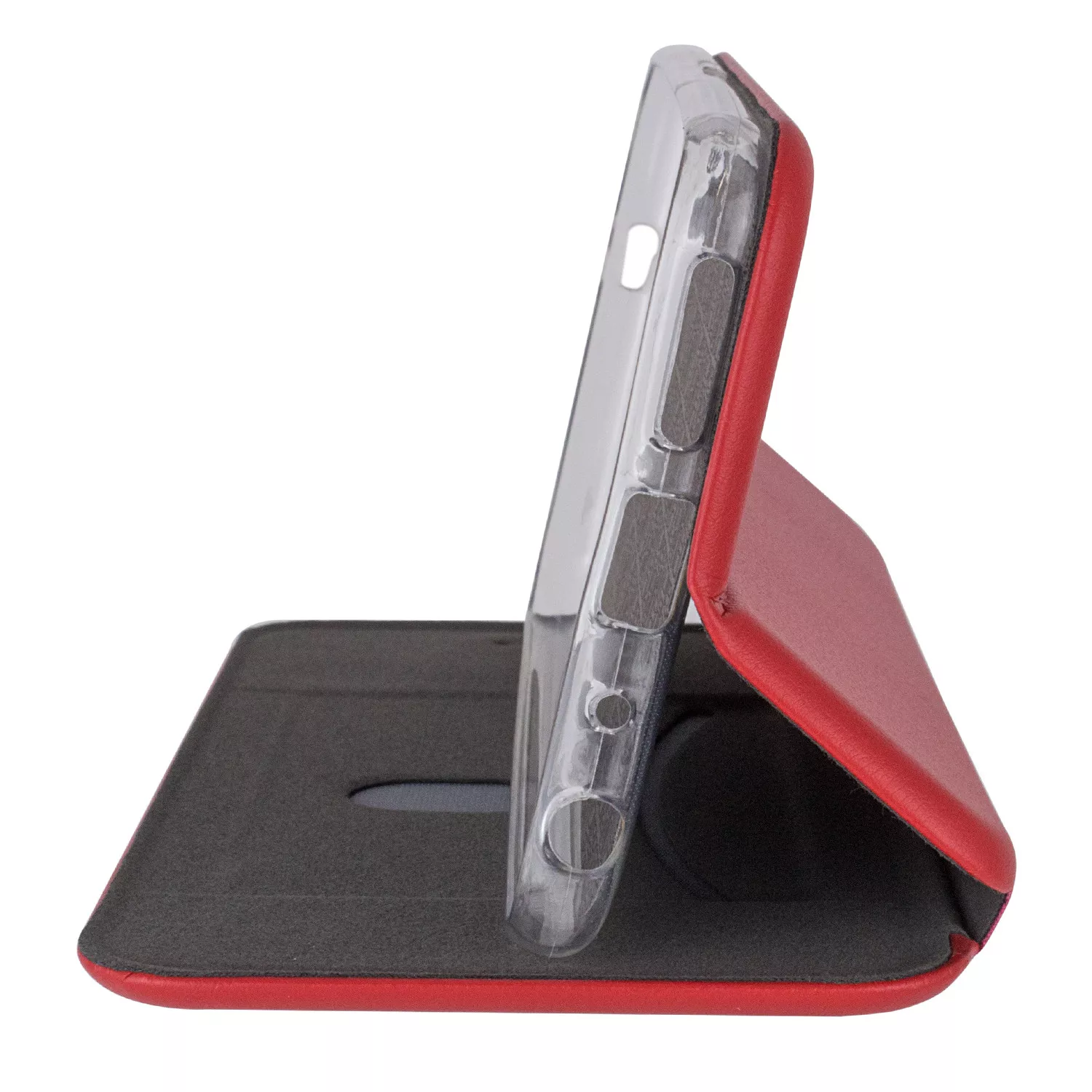 Кожаный чехол (книжка) Classy для Xiaomi Redmi Note 5 Pro / Note 5 (DC), Красный