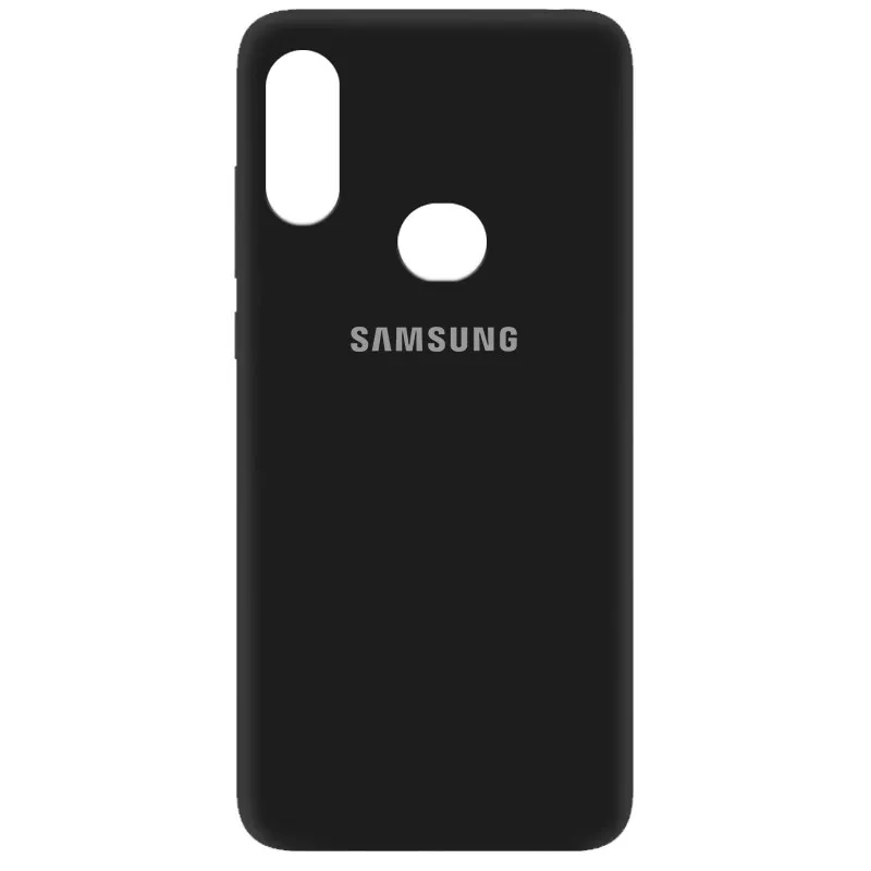 Чехол Silicone Cover My Color Full Protective (A) для Samsung Galaxy A10s, Черный / Black