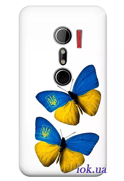 Чехол для HTC Evo 3D - Бабочки