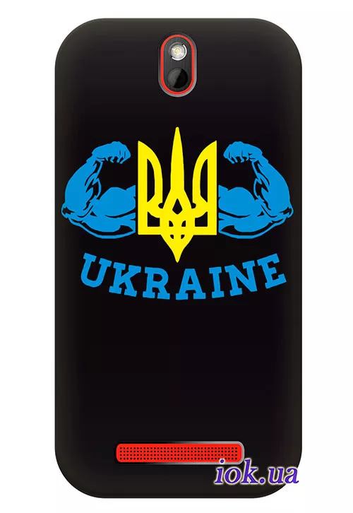 Чехол для HTC One ST - Украина непобедима