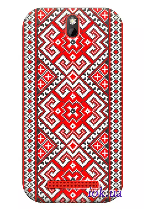 Чехол для HTC One ST - Украинская вышиванка