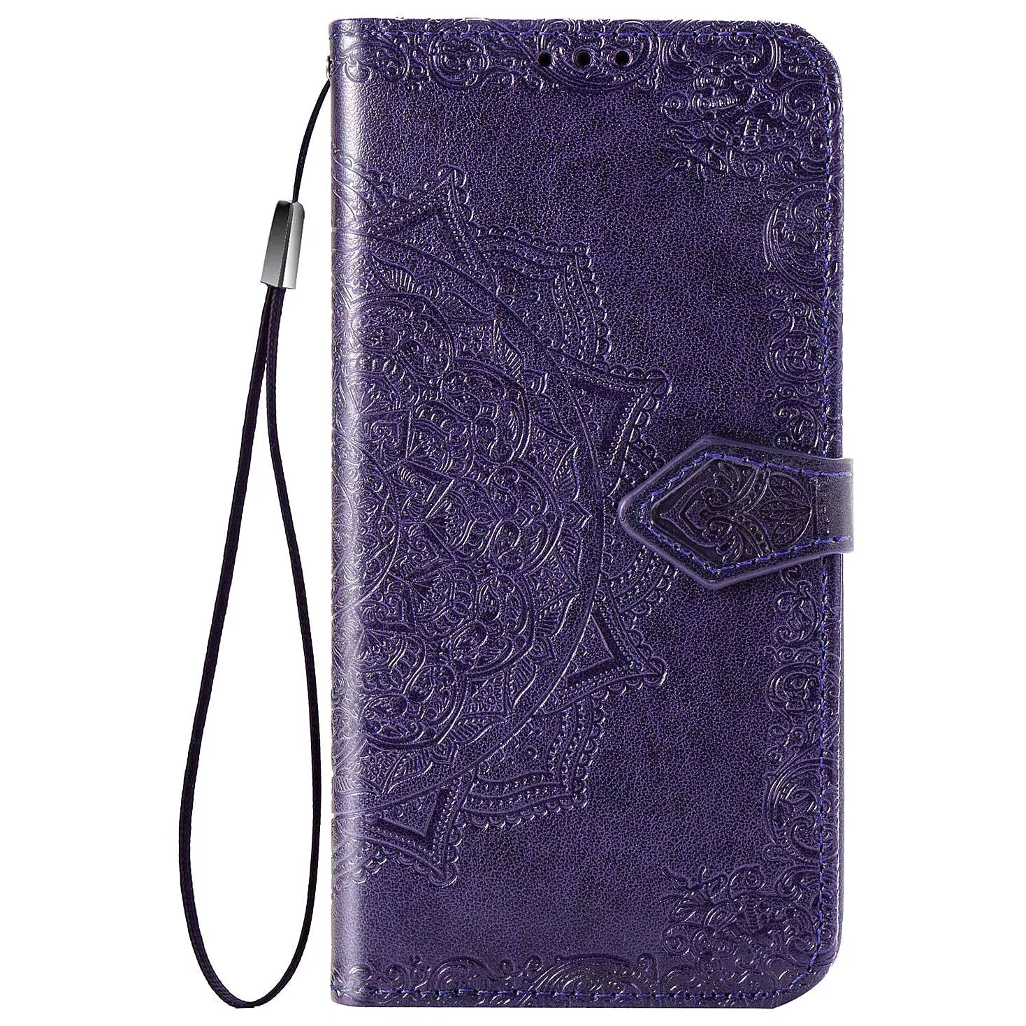 Кожаный чехол (книжка) Art Case с визитницей для Xiaomi Redmi Note 5 Pro / Note 5 (DC), Фиолетовый