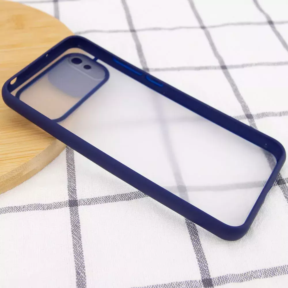 Чехол Camshield mate TPU со шторкой для камеры для Xiaomi Redmi 9A, Синий