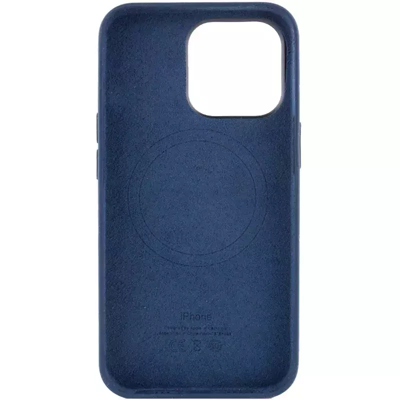 Чехол Silicone case (AAA) full with Magsafe and Animation для Apple iPhone 13 Pro Max (6.7"), Синий / Abyss Blue