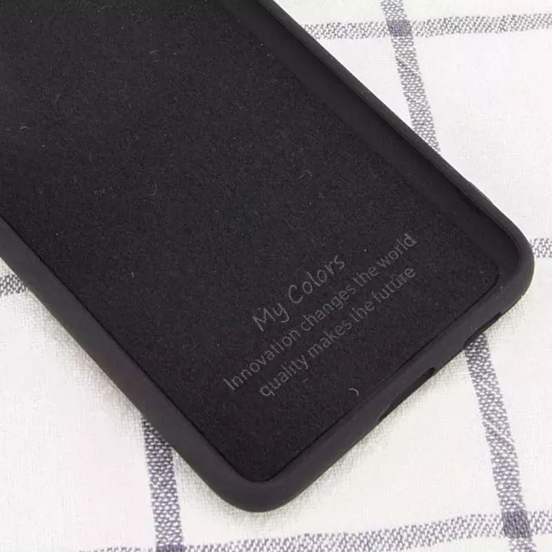 Чехол Silicone Cover Full without Logo (A) для Huawei P40 Lite E / Y7p (2020), Черный / Black