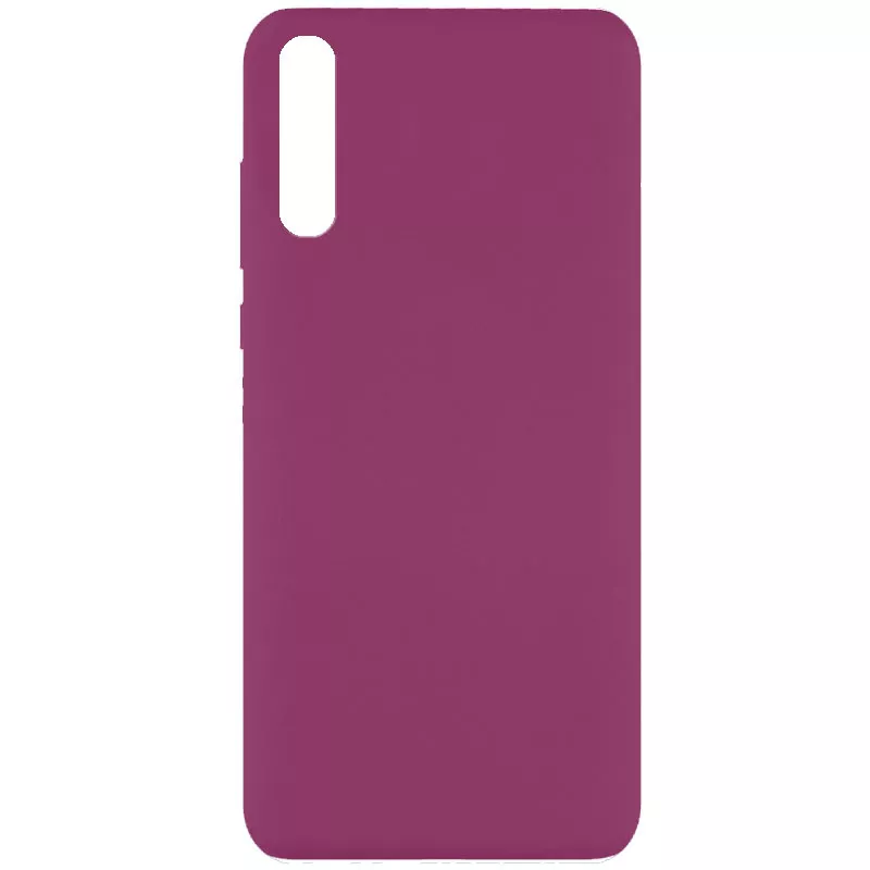 Чехол Silicone Cover Full without Logo (A) для Huawei Y8p (2020) / P Smart S, Бордовый / Marsala