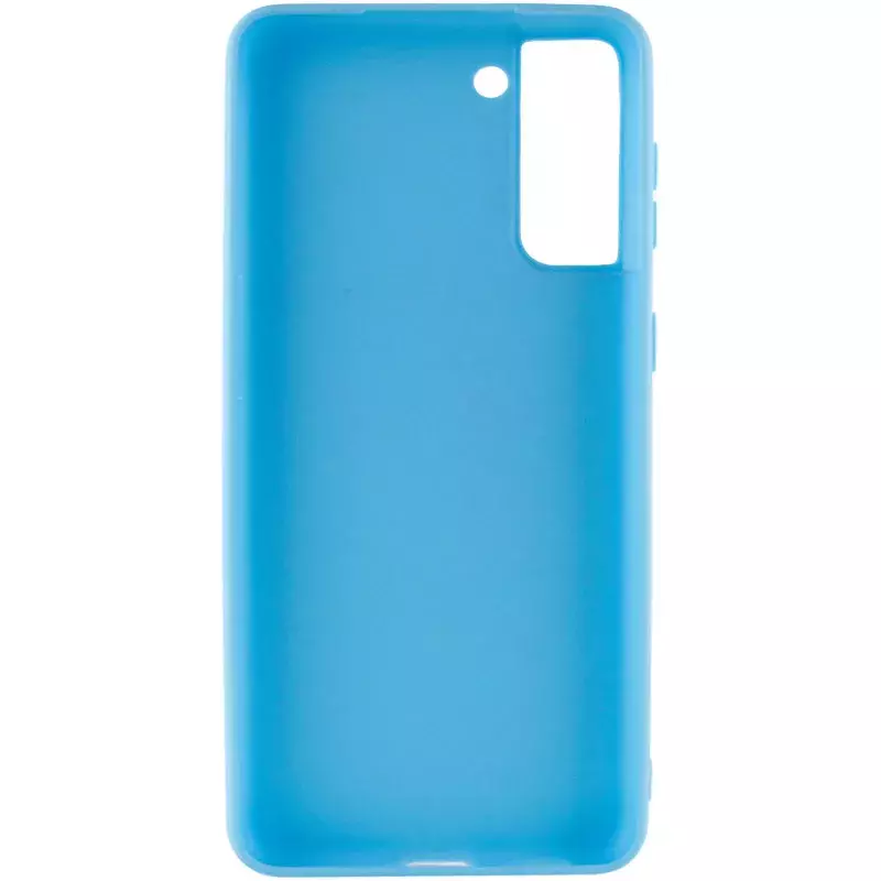 Силиконовый чехол Candy для Samsung Galaxy S21, Голубой